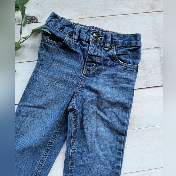 Falls Creek Kids Toddler Boy Denim Straight Leg Jeans Blue Size 24 Months - Picture 2 of 5